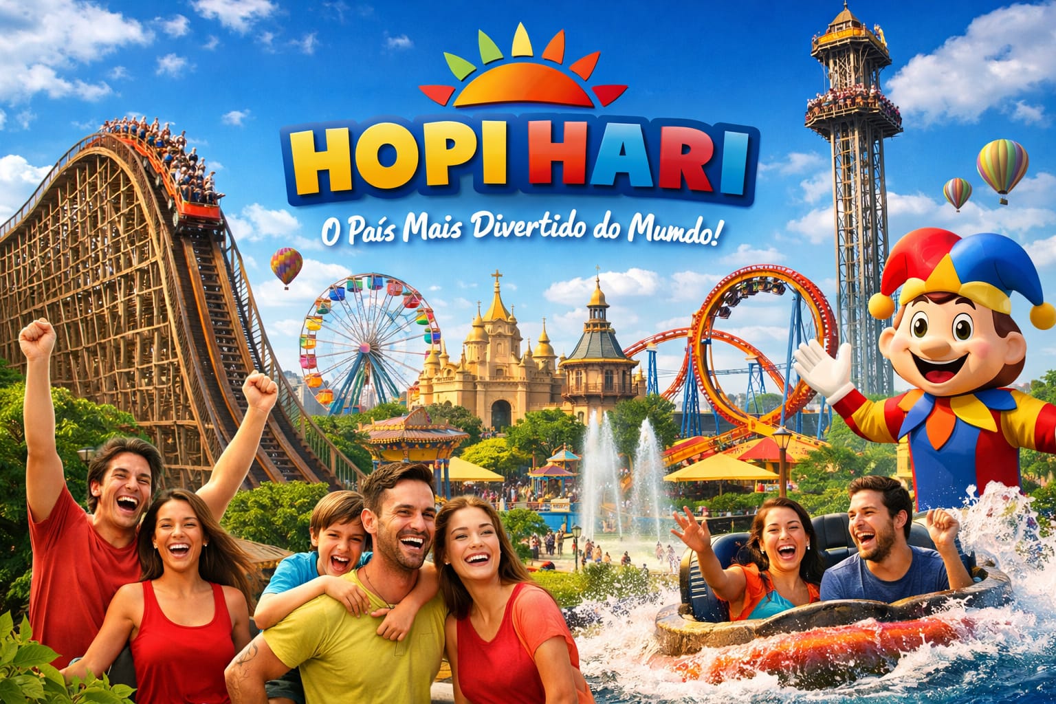 Hopi Hari - Parque de diversões com atrações radicais